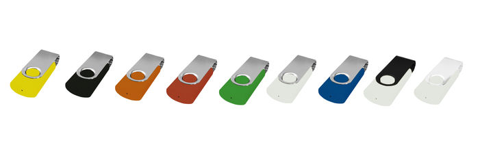 USB-Twister muistitikku varasto värivalikoima
